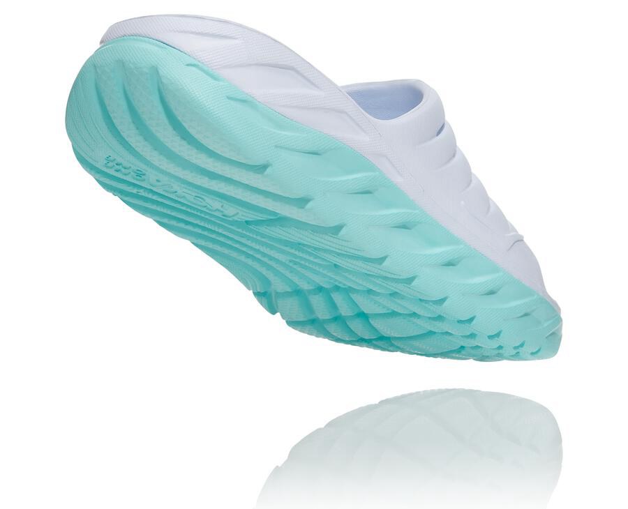 Hoka One One Terlik Kadın Beyaz/Mavi - Ora Recovery - WS2489051